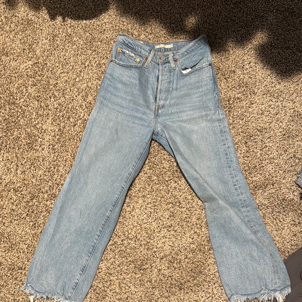 Levi Ribcage Blue Women's Jeans
